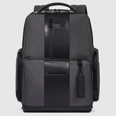 Рюкзак для ноутбука 15,6″ Piquadro BRIEF 2 SPECIAL (BR2S) Grey-Black CA4532BR2S_GRN