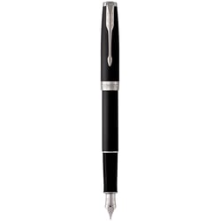 Ручка перьевая Parker SONNET Matte Black Lacquer CT FP F