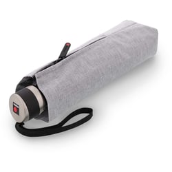 Зонт механический Knirps C.041 Chrome Matt Small Manual/Melange Grey Kn95-8041-4118