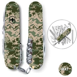 Швейцарський складаний ніж 91мм Victorinox SWISSCHAMP ARMY Піксель 1.6795.3.W3940p