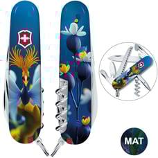 Швейцарський складаний ніж 91мм Victorinox CAMPER DESIGN Фантастична пташка 1.3613.3.R2100pk