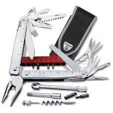Мультитул Victorinox SWISSTOOL X PLUS RATCHET 3.0339.N + чорний нейлоновий чохол