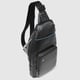 Сумка-слінг Piquadro BLUE SQUARE (B2) Black CA5577B2-N