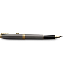 Ручка перьевая Parker SONNET Grey Lacquer GT FP F