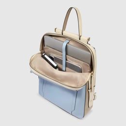 Рюкзак для ноутбука 14″ Piquadro CIRCLE (W92) Blue-Beige CA4576W92_AZBE2