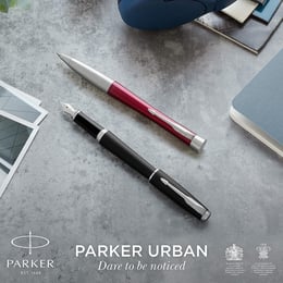 Ручка перьевая Parker URBAN Muted Black CT FP F