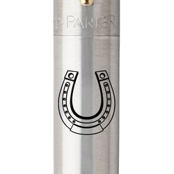Ручка кулькова Parker JOTTER DESIGN Stainless Steel GT BP Щаслива підкова