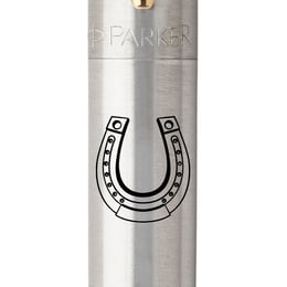 Ручка кулькова Parker JOTTER DESIGN Stainless Steel GT BP Щаслива підкова