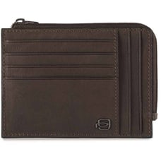 Картхолдер с монетницей Piquadro BLACK SQUARE (B3) D.Brown PU1243B3R_TM