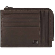 Картхолдер с монетницей Piquadro BLACK SQUARE (B3) D.Brown PU1243B3R_TM
