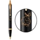 Ручка шариковая Parker IM ZODIAC Black GT BP Черный Водяной Кролик