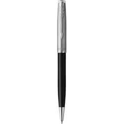 Ручка шариковая Parker SONNET Essentials Metal & Black Lacquer CT BP