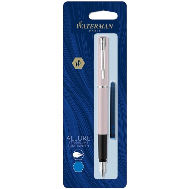 Ручка перьевая Waterman ALLURE Pastel Pink CT FP F (блистер)