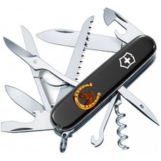Швейцарський складаний ніж 91мм Victorinox HUNTSMAN ZODIAC Кінь з підковою 1.3713.3.Z5350u