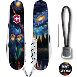 Швейцарський складаний ніж 91мм Victorinox CLIMBER DESIGN Магічна квітка 1.3703.3.R2070pk