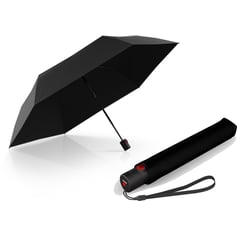 Зонт-автомат Knirps U.200 Ultra Light Duomatic/Black Black UV Coating Kn95 2200 10012