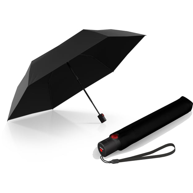 Зонт-автомат Knirps U.200 Ultra Light Duomatic/Black Black UV Coating Kn95 2200 10012