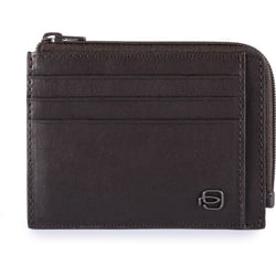 Картхолдер з монетницею Piquadro BLACK SQUARE (B3) D.Brown PP4822B3R_TM