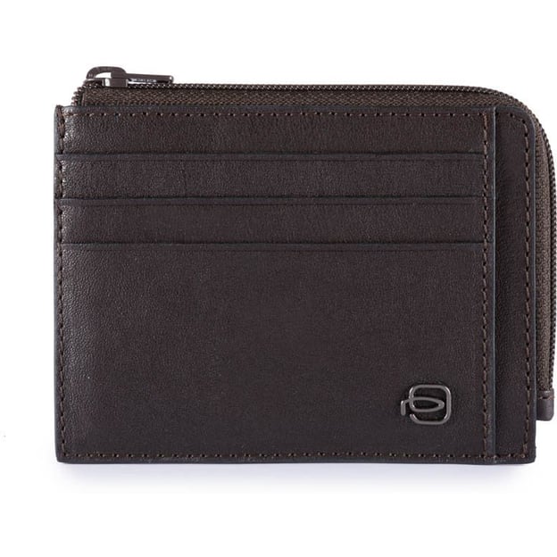 Картхолдер с монетницей Piquadro BLACK SQUARE (B3) D.Brown PP4822B3R_TM