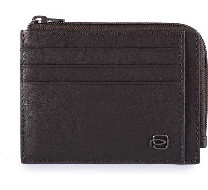 Картхолдер с монетницей Piquadro BLACK SQUARE (B3) D.Brown PP4822B3R_TM