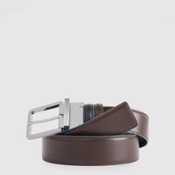 Ремень двусторонний Piquadro BLUE SQUARE (B2) Black-Cognac CU2619B2_NMO
