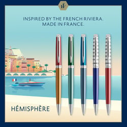Ручка шариковая Waterman HEMISPHERE Anniversary Le Lounge Blue CT BP