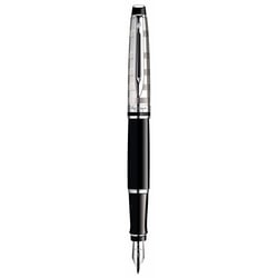 Ручка перова Waterman EXPERT Deluxe Black CT FP F