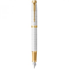 Ручка перова Parker IM Premium Pearl GT FP M