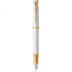 Ручка перьевая Parker IM Premium Pearl GT FP M