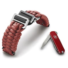 Ремінець INOX паракорд + ніж Victorinox Swiss Army V 60024