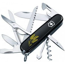 Швейцарський складаний ніж 91мм Victorinox HUNTSMAN UKRAINE 1.3713.3_T1338u