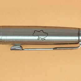 Ручка кулькова Parker JOTTER UKRAINE Stainless Steel CT BP Ukraine + Карта