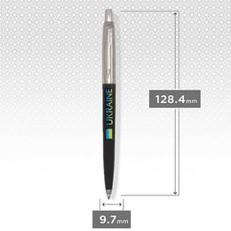 Ручка кулькова Parker JOTTER Originals UKRAINE Black CT BP Прапор + Україна жовто-блакитна