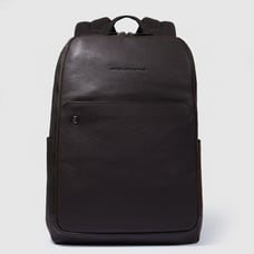 Рюкзак для ноутбука 15,6″ Piquadro BLACK SQUARE (B3) Dark Brown CA6503B3_TM