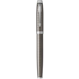 Ручка перова Parker IM Premium Dark Espresso Chiselled CT FP F