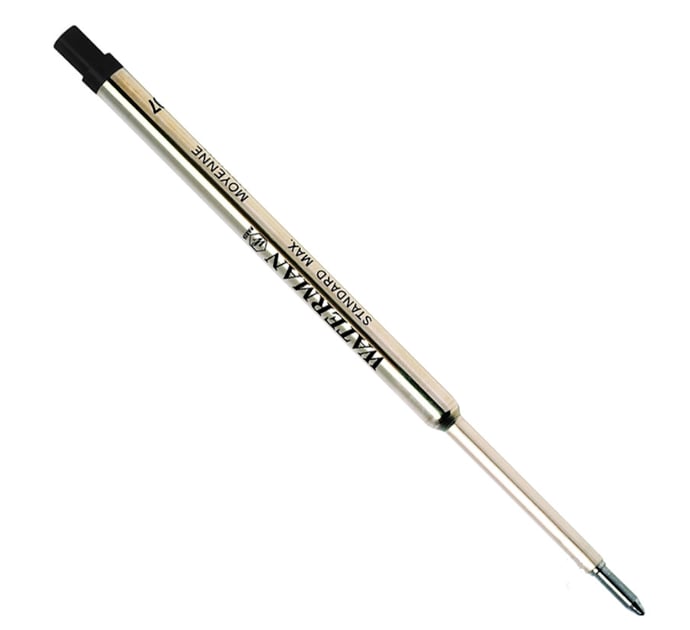 Стержень Waterman шариковый черный F