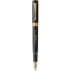 Ручка перова Parker DUOFOLD 135th Anniversary Precious Black GT FP18-С F