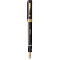 Ручка перьевая Parker DUOFOLD 135th Anniversary Precious Black GT FP18-С F