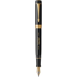 Ручка перьевая Parker DUOFOLD 135th Anniversary Precious Black GT FP18-С F