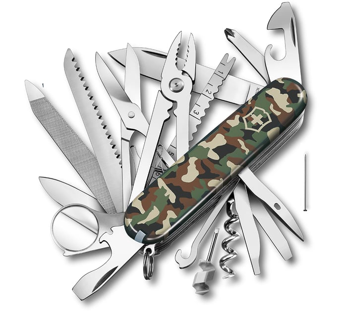 Швейцарський складаний ніж 91мм Victorinox SWISSCHAMP 1.6794.94