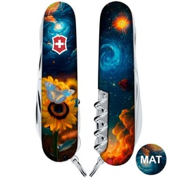 Швейцарский складной нож 91мм Victorinox HUNTSMAN UKRAINE 1.3713.3.T3240pw