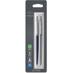 Набір Parker JOTTER Royal Blue CT BP + Stainless Steel CT GEL (кулькова та гелева ручка)