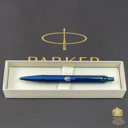 Ручка шариковая Parker IM Professionals UKRAINE Monochrome Blue BP Трезубец