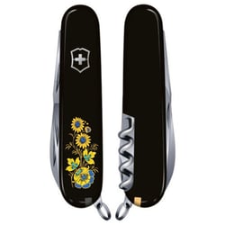 Швейцарський складаний ніж 91мм Victorinox SPARTAN UKRAINE 1.3603.3_T1050u