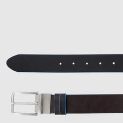 Ремінь двосторонній Piquadro BLUE SQUARE (B2) Cognac-Black CU6280B2_MON