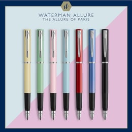 Ручка перова Waterman ALLURE Black CT FP F