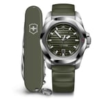 Чоловічий годинник Victorinox Swiss Army I.N.O.X. Automatic V242017.1 + ніж Spartan