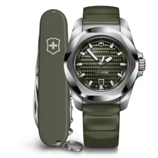 Годинник 41 мм Victorinox Swiss Army I.N.O.X. Automatic V242017.1 + ніж Spartan