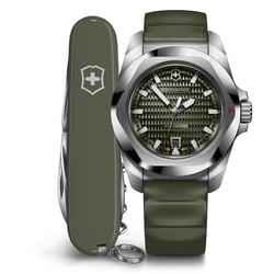 Чоловічий годинник Victorinox Swiss Army I.N.O.X. Automatic V242017.1 + ніж Spartan