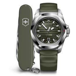 Чоловічий годинник Victorinox Swiss Army I.N.O.X. Automatic V242017.1 + ніж Spartan